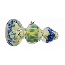 4.0 Inch Sea Corals Glass Hand Pipe