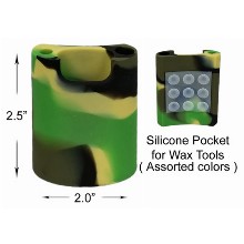 2.5 Inch 2 Inch Silicone Pocket For Wax Tools