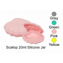 Scallop 20ml Shell Silicone Jar