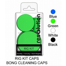 Blue Green White Black Regular Bong Cleaning Caps