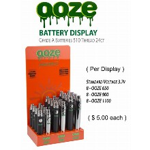OOZE Battery 3.7v 650 1100mah