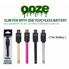 OOZE Slim Pen With Usb Touchless Battery 280mah