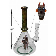 10 Inch Percolator Water Pipe With Monster Head