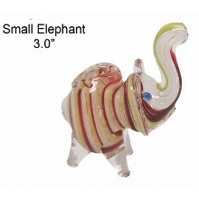 3.0 Small Elephant Glass Hand Pipe