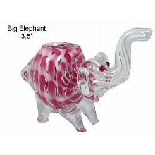 3.5 Inch Big Elephant Glass Hand Pipe