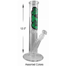12 Inch Green 420 Straight Shooter Water Pipe