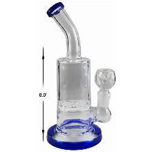 8 Inch Blue Percolator Water Pipe