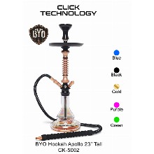 Byo Hookah Apollo 23 Inch Tall Ck 5002