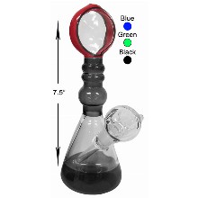 7.5 Inch Black Beaker Water Pipe