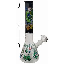 14 Inch Rick And Morty Beaker Water Pipe