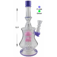 12 Inch Glass Percolator Water Pipe