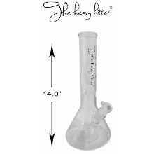 14 Inch Clear The Heavy Hitter Beaker Water Pipe