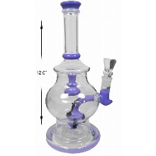 12 Inch Blue Percolator Water Pipe