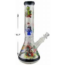 12 Inch Rick And Morty Beaker Water Pipe