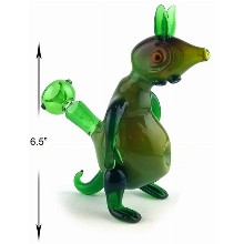6.5 Green Squirrel Water Pipe