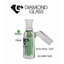 19 Inch F 19 Inch M 5 Inch Green Clear Ash Catcher