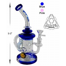 9 Inch Pink Blue Ocean Sci fi Dab Rig