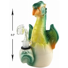 8 Inch Green Bird Dab Rig