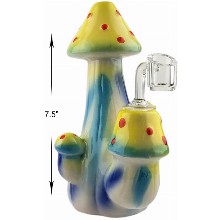 7.5 Inch Mushrooms Dab Rig