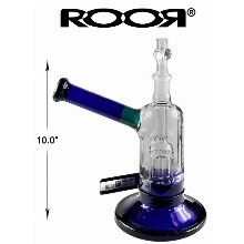 10 Inch Blue Perc Dab Rig Roor