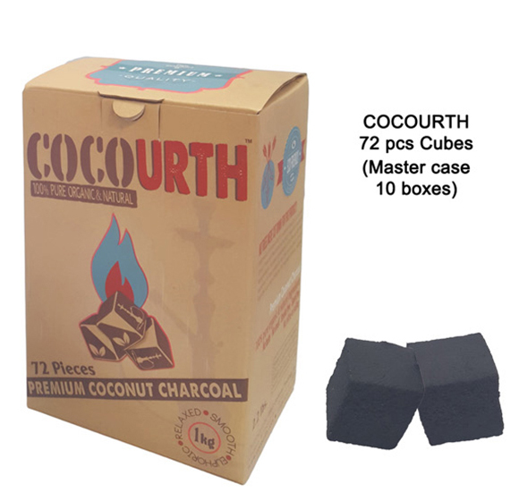 Cocourth Slow Burn Charcoal 1kg 72 Pcs