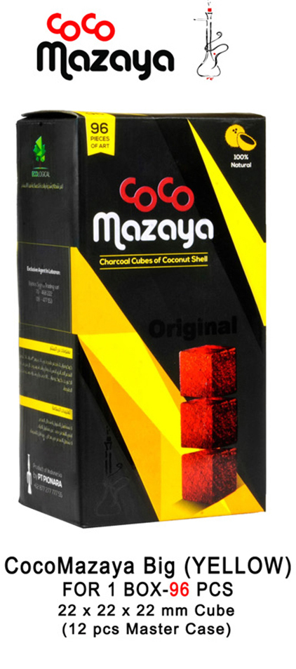 Coco Mazaya Big Box Hookah Charcoal Cubes