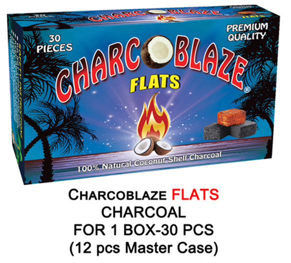 Charcoblaze Flats Charcoal 1box 30 Pcs