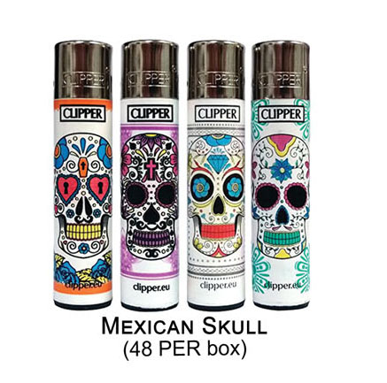 Clipper Lighter Mexican Scull