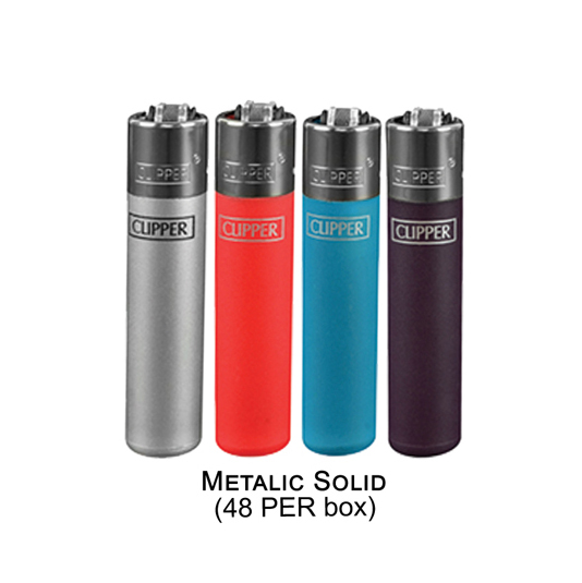 Clipper Lighter Metalic Solid