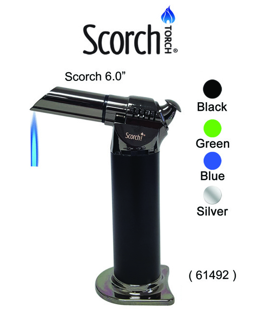 6.0 Inch Scorch Torch Lighter Chrome black Color