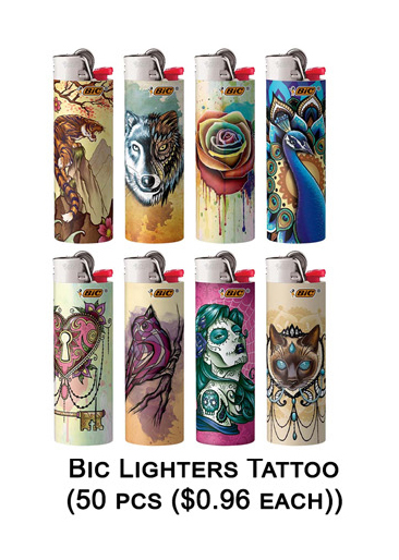 Bic Lighter Tattoo