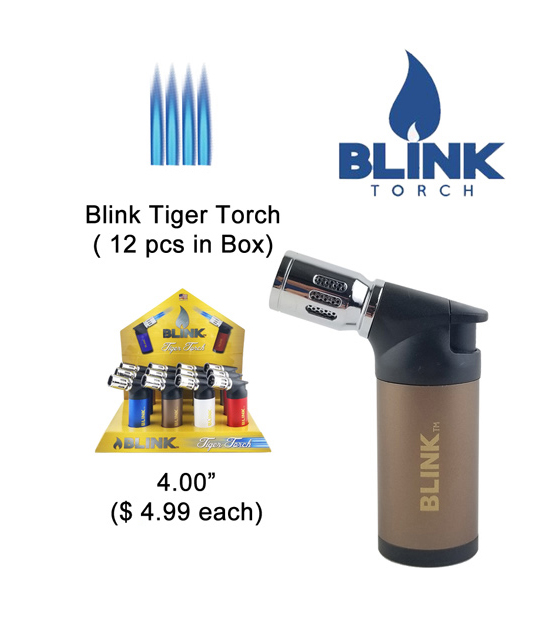 4 Inch Blink Tiger Torch 4 Flames