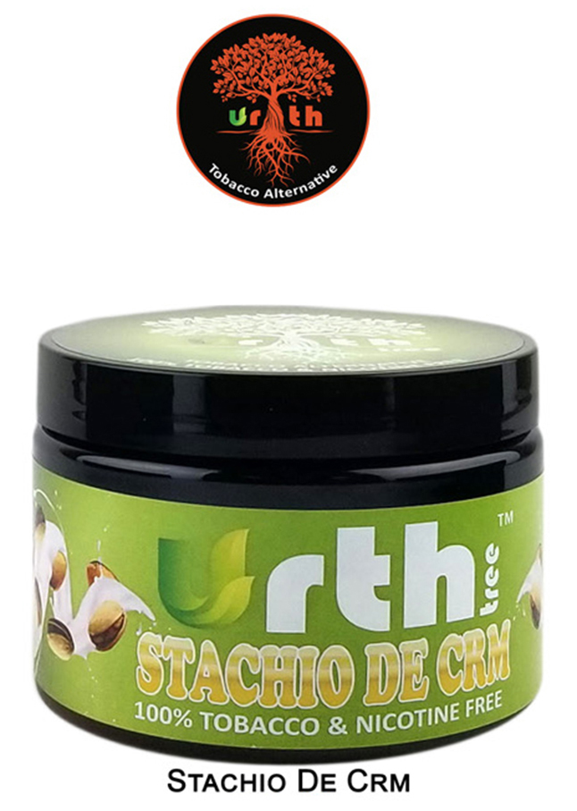 Urth Tree Hookah Tobacco Stachio De Crm 100 percent  Tobacco And Nicotine Free