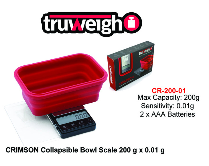 Truweight Crimson Collapsible Bowl Scale Cr 200 01