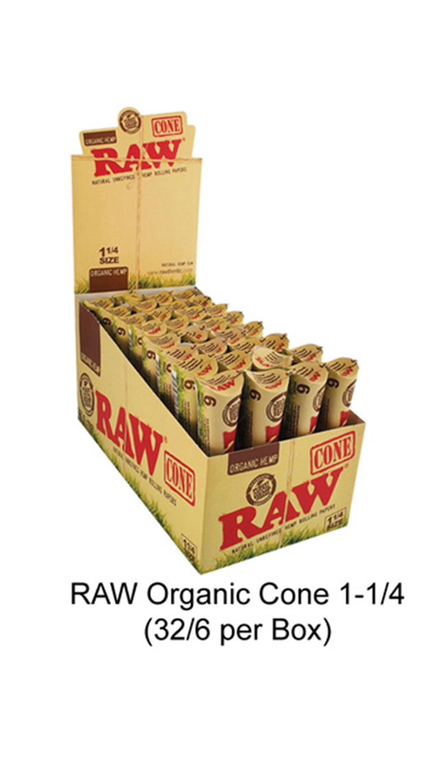 Raw Organic Cone 1 1 & 4