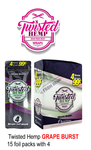 Twisted Hemp Grape Burst