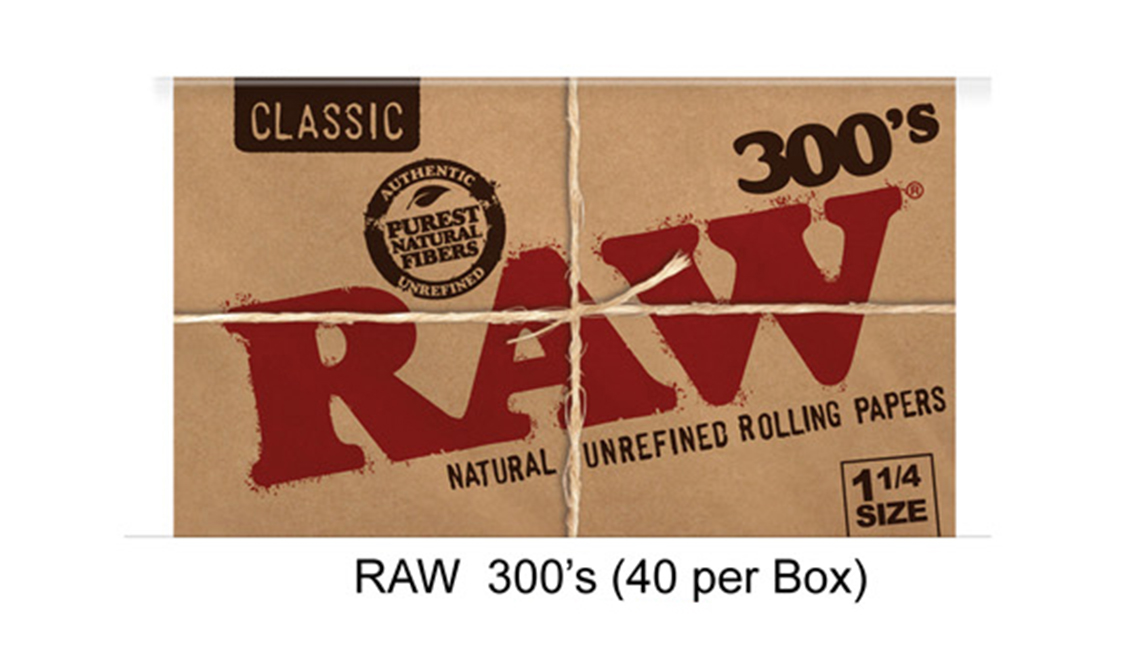 Raw 300 Inchs Paper