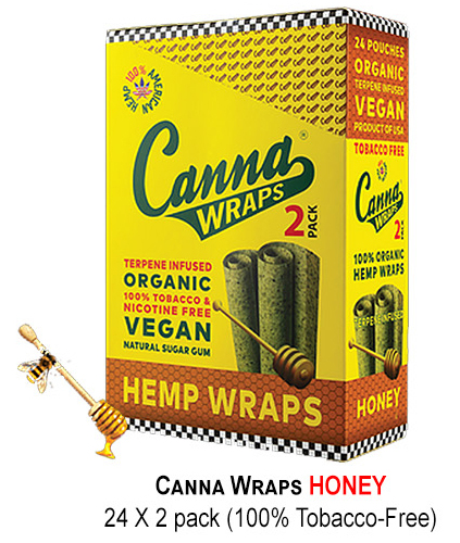 Canna Hemp Wraps honey