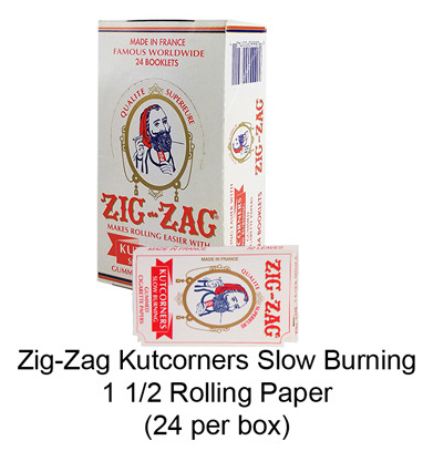 Zig Zag Kutcorners Slow Burning 1 1 & 4 Rolling Paper