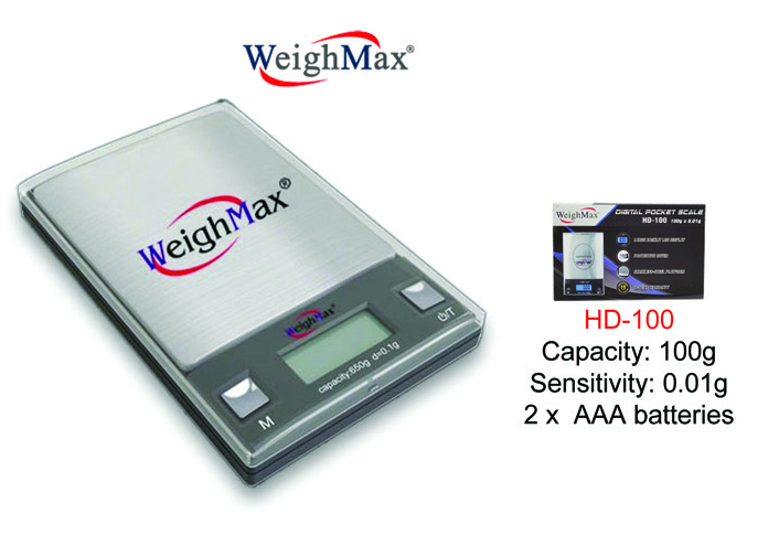 WeighMax Digital Pocket Scalehd 100