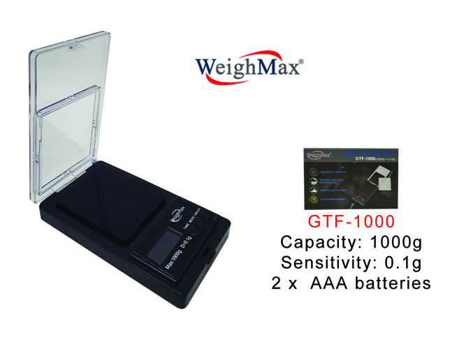 WeighMax Digital Pocket Scale GTF 1000