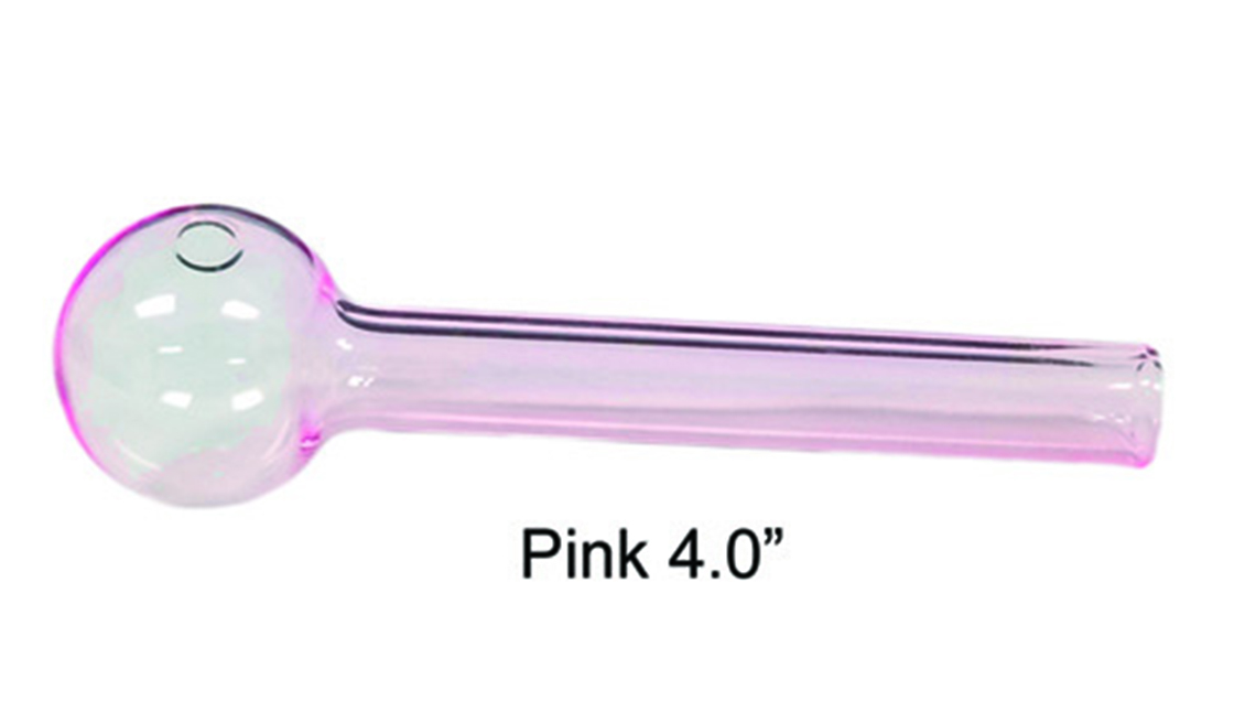 4 Inch Pink Thick Oil Burner