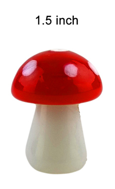 1.5 Inch Fly Agaric Glass Carb Cap
