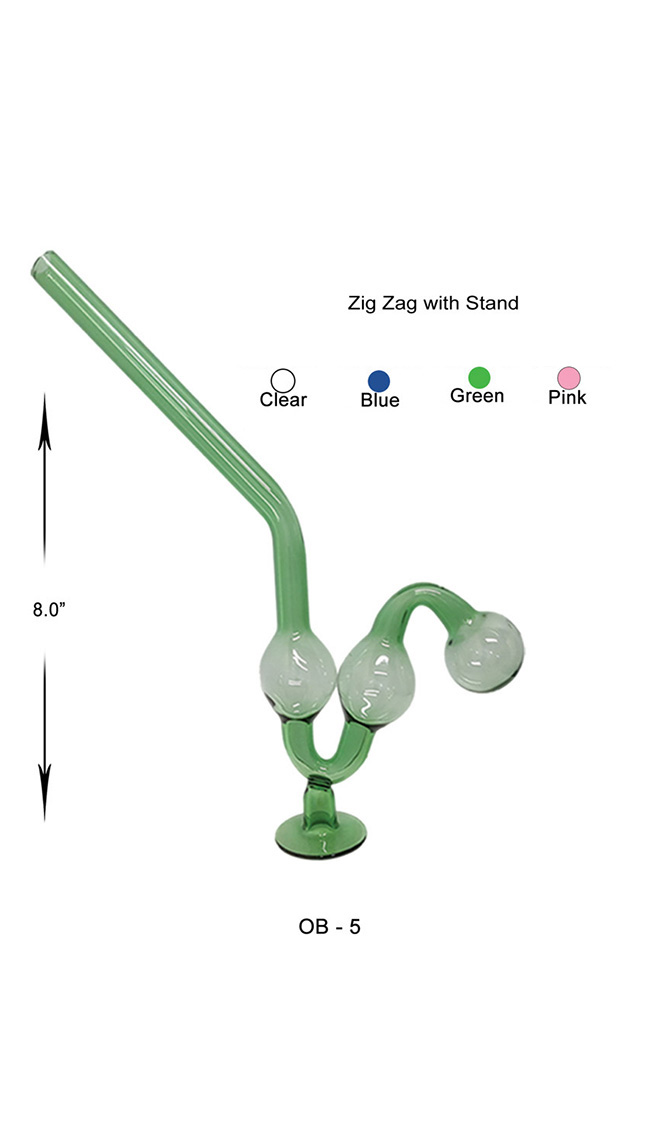 8 Inch Green Spiral Oil Burner