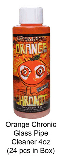 Orange Chronic Glass Pipe Cleaner 4oz