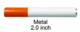 2 Inch Metal Half Smoked Cigarette One Hitter