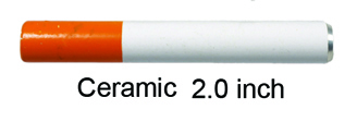 2 Inch Ceramic Half Cigarette One Hitter