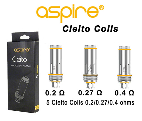 Cleito Coils 0.2 Ohm 0.27 Ohm 0.4 Ohm