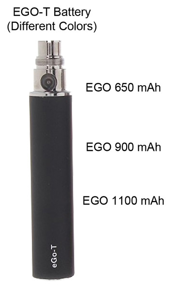 Ego t Battery 650mah 900mah 1100mah