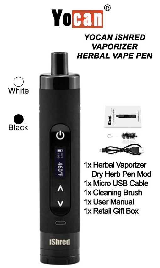Yocan Ishred Vaporizer Herbal Vape Pen